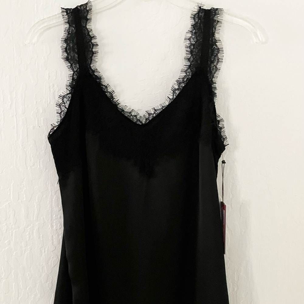 Vince Camuto Lace Trimmed Camisole, Black, Size Small, NWT